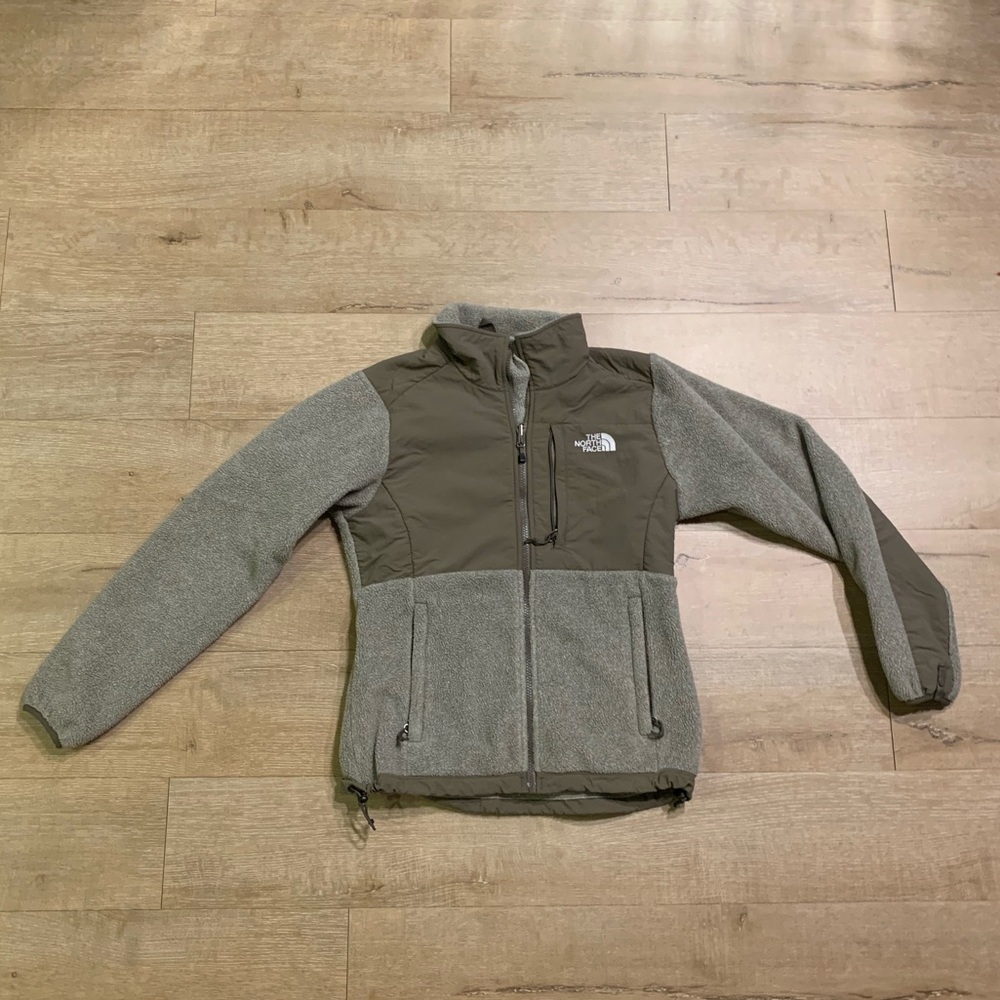 Olive Green North Face Denali Jacket
